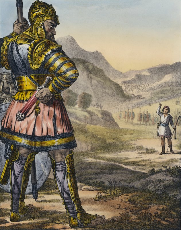 Dawid i Goliat autorstwa Siegfried Detler Bendixen