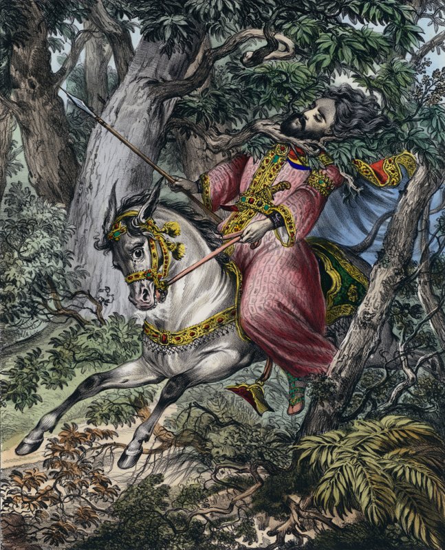 Śmierć Absaloma autorstwa Siegfried Detler Bendixen