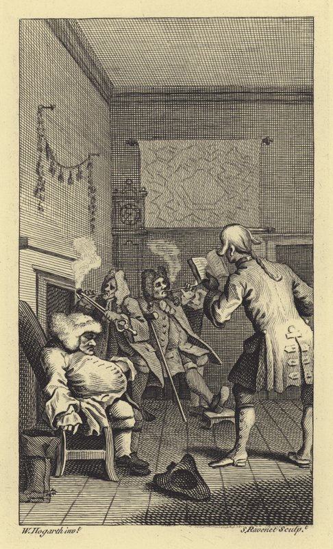 Scena z Tristram Shandy autorstwa Laurence