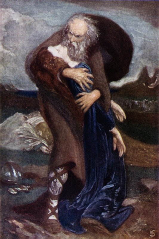 Król Lear autorstwa Solomon Joseph Solomon
