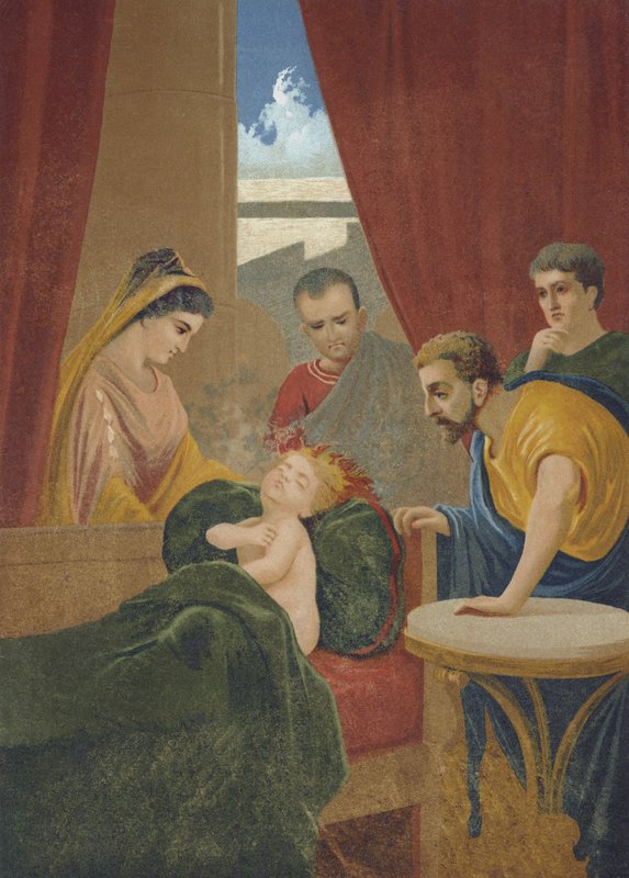 Servius Tullius, legendarny szósty król Rzymu autorstwa Spanish School