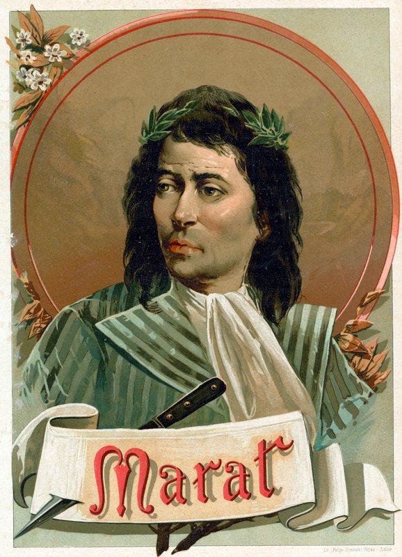 Jean-Paul Marat autorstwa Spanish School