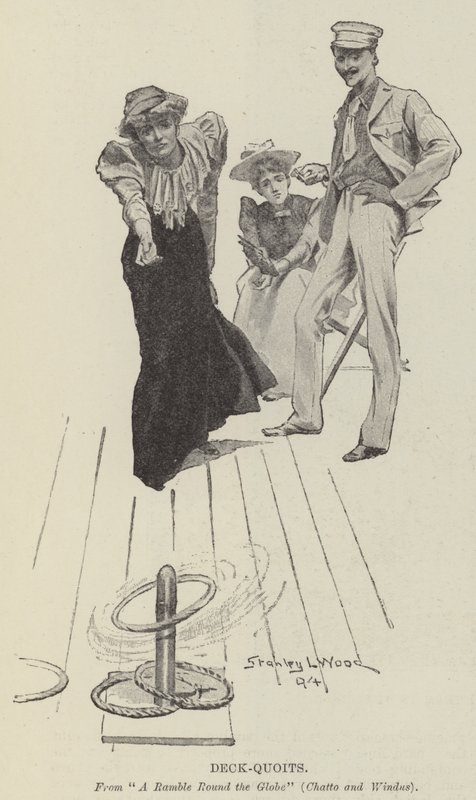 Deck-Quoits autorstwa Stanley L. Wood