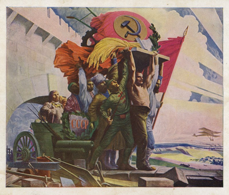 Republika Sowietów, lata 20. XX w. autorstwa Stepan Mikhailovich Karpov