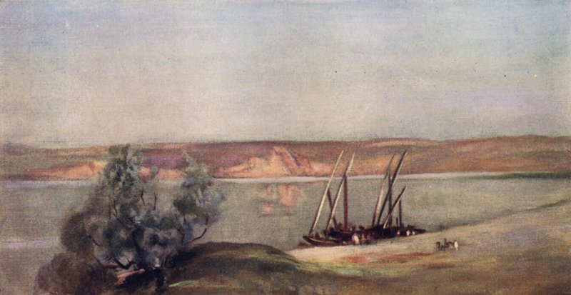 Morze Galilejskie (kolor lito) autorstwa Stephen Reid