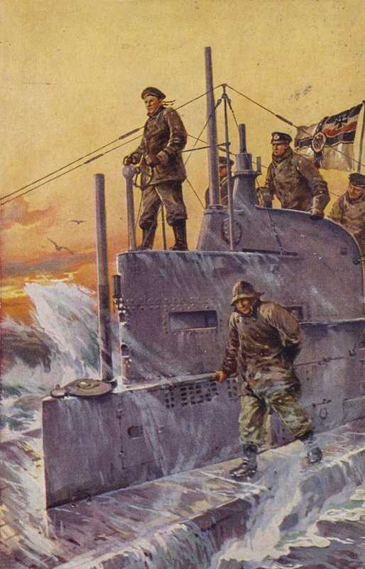 Niemiecki U-boot, I wojna światowa, 1917. autorstwa Stoewer Willy