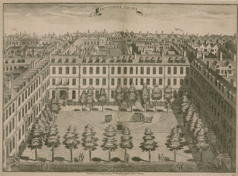 Devonshire Square, Londyn autorstwa Sutton Nicholls