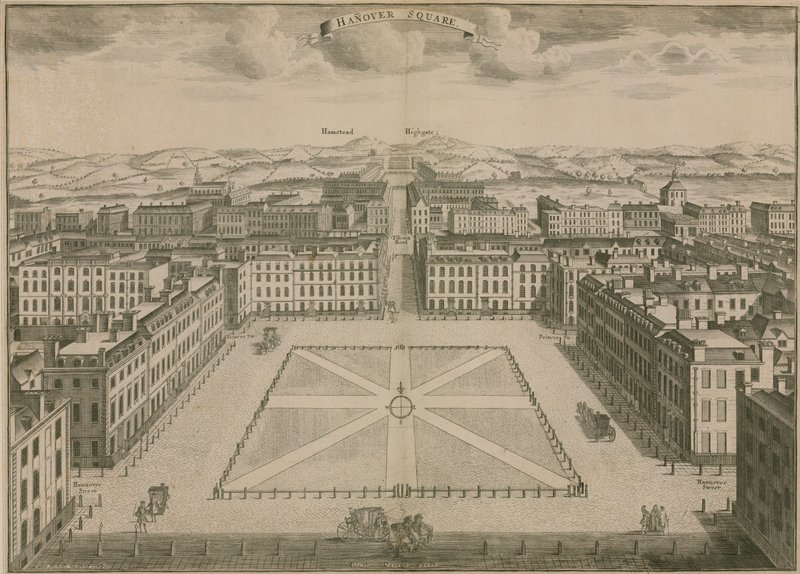 Hanover Square, Londyn autorstwa Sutton Nicholls