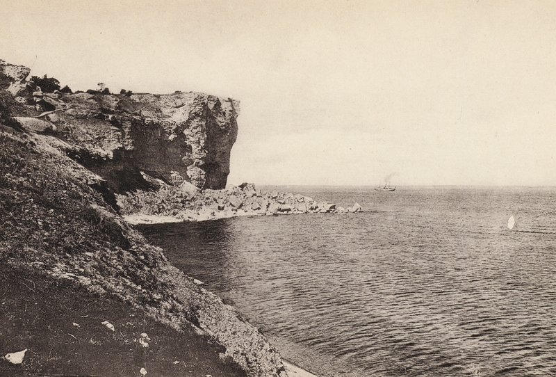 Szwecja / Szwecja: Gotlandia, Visby, Hogklint (zdjęcie czarno-białe) autorstwa Swedish Photographer