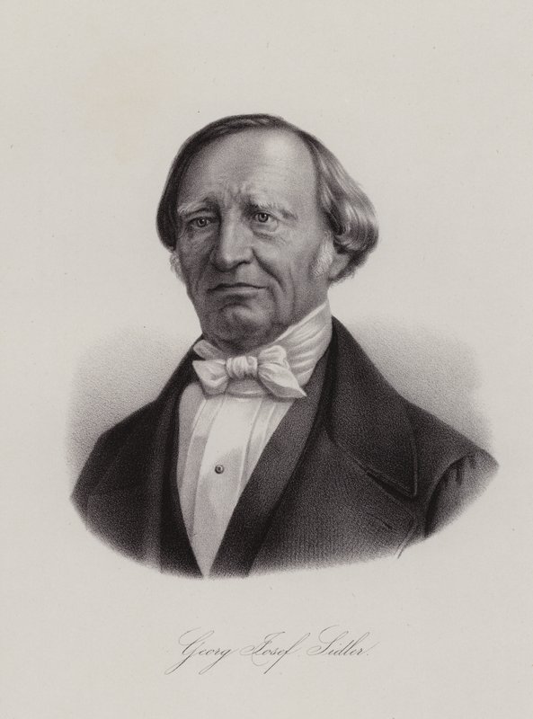 Georg Joseph Sidler , szwajcarski polityk (grafika) autorstwa Swiss School