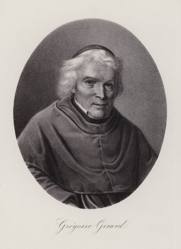 Jean-Baptiste Girard, szwajcarski pedagog franciszkański (grafika) autorstwa Swiss School