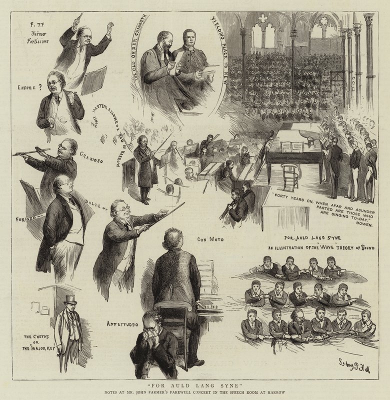 Dla Auld Lang Syne autorstwa Sydney Prior Hall