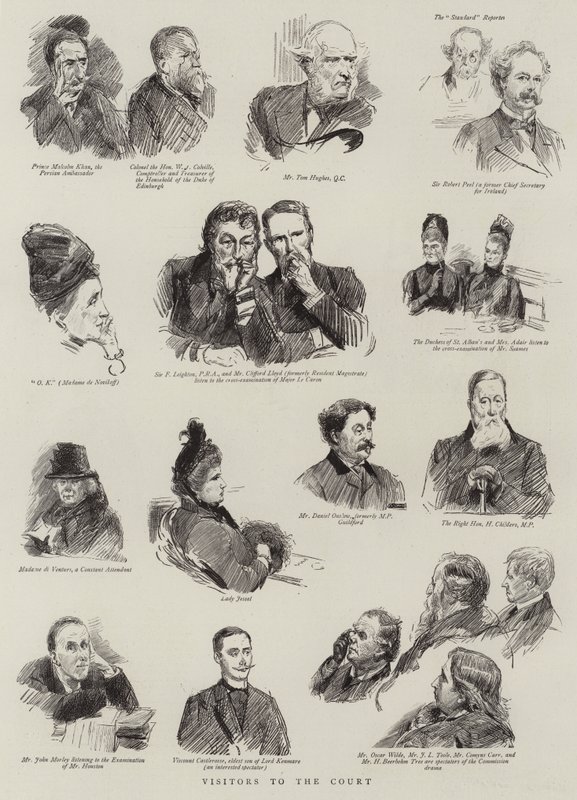 Odwiedzający dwór autorstwa Sydney Prior Hall
