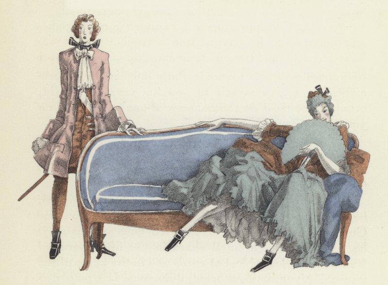 Ilustracja do Kandyda Woltera autorstwa Sylvain Sauvage