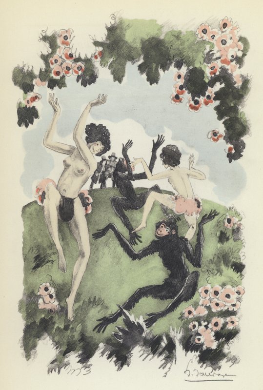 Ilustracja do Kandyda Woltera autorstwa Sylvain Sauvage