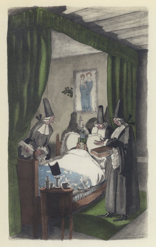 Ilustracja do Kandyda Woltera autorstwa Sylvain Sauvage