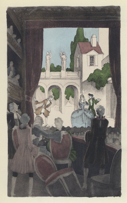Ilustracja do Kandyda Woltera autorstwa Sylvain Sauvage