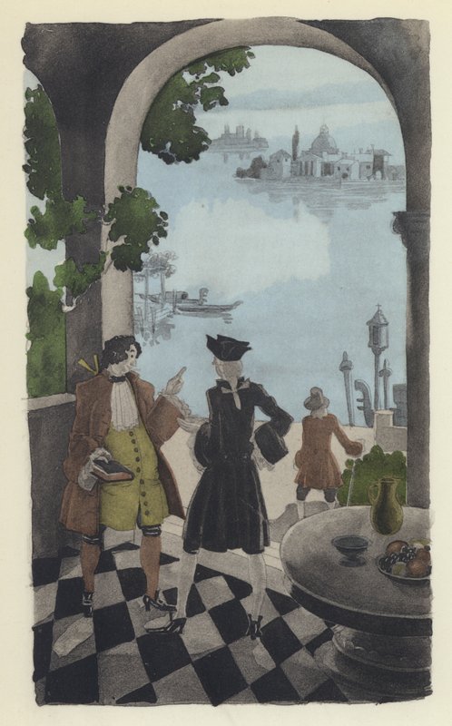 Ilustracja do Kandyda Woltera autorstwa Sylvain Sauvage
