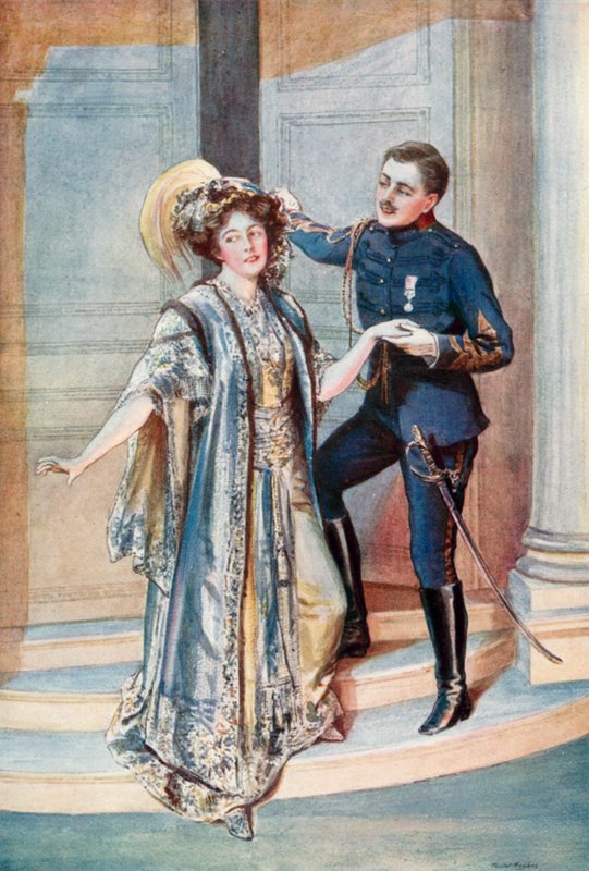 Wesoła wdowa: Natalie i Jolidon autorstwa Talbot Hughes