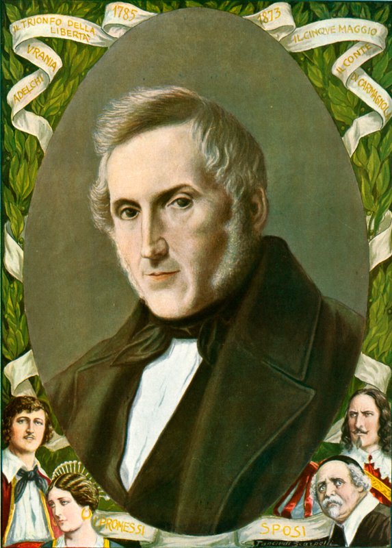 Alessandro Manzoni autorstwa Tancredi Scarpelli