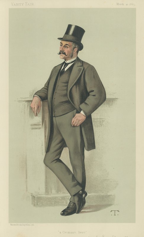 Generał major Edwyn Sherard Burnaby. autorstwa Theobald Chartran