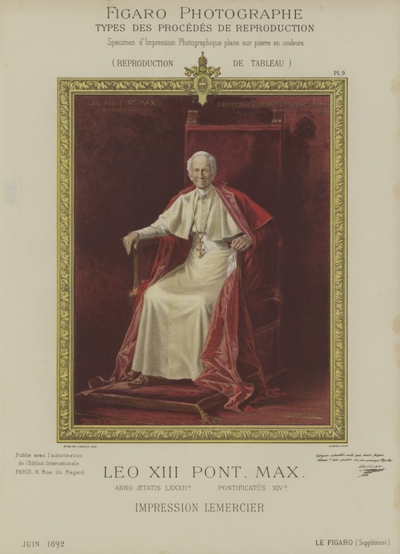 Papież Leon XIII autorstwa Theobald after Chartran