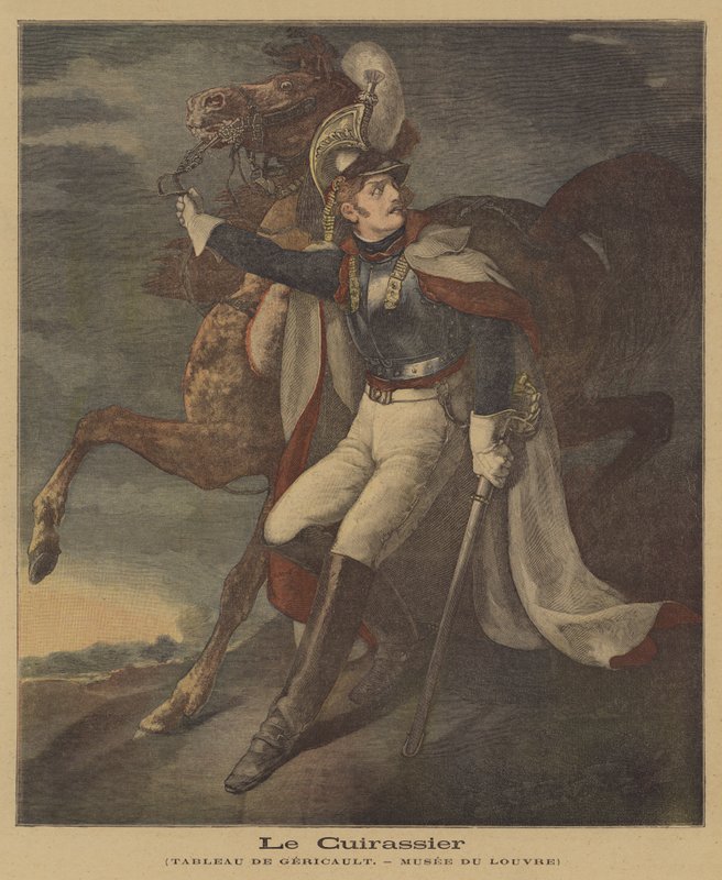 Ranny kirasjer autorstwa Theodore Gericault