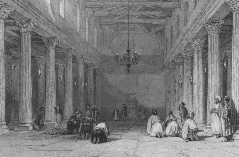 Kaplica w Betlejem autorstwa Thomas Allom