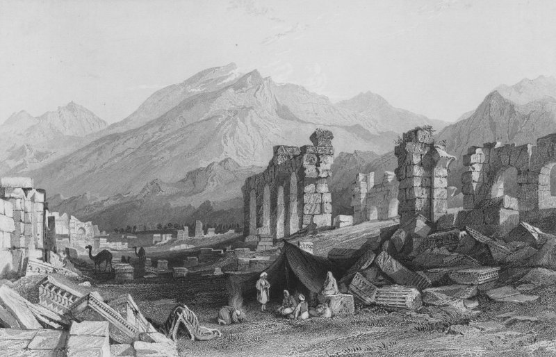 Laodycea, jeden z Siedmiu Kościołów, Azja Mniejsza autorstwa Thomas Allom