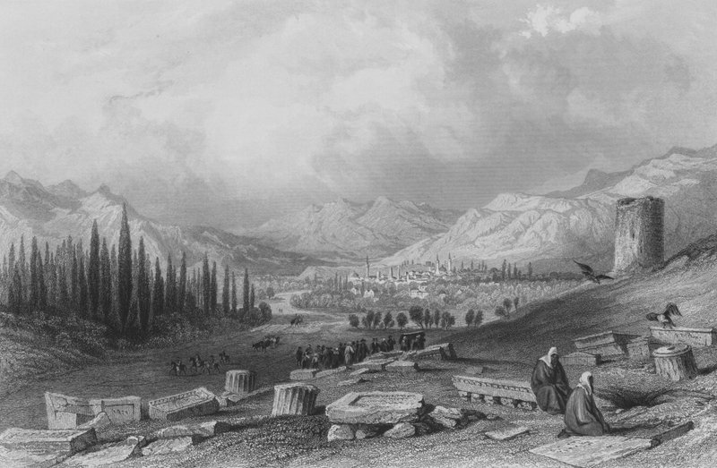 Miasto Tiatyra, Azja Mniejsza autorstwa Thomas Allom