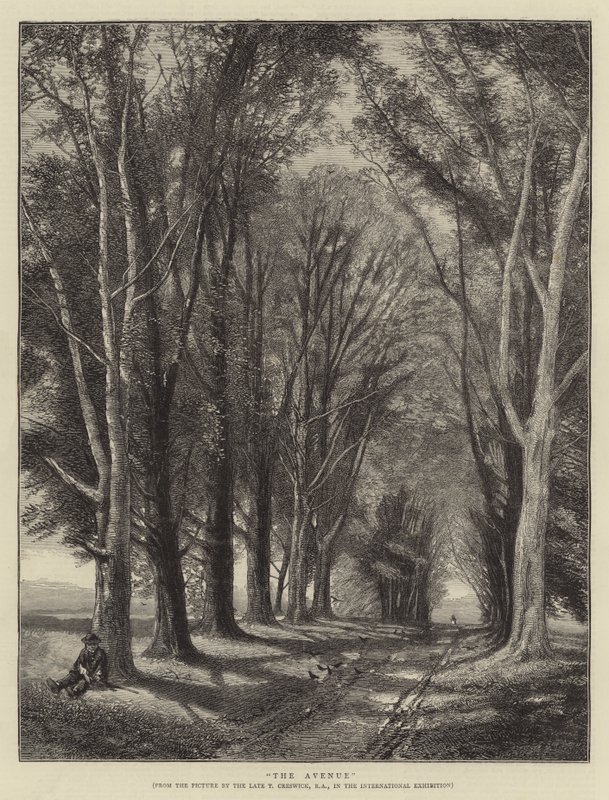 Aleja autorstwa Thomas Creswick