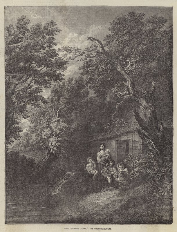 Drzwi domku autorstwa Thomas Gainsborough