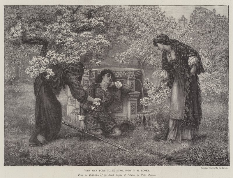 Człowiek urodzony, by być królem autorstwa Thomas Matthews Rooke