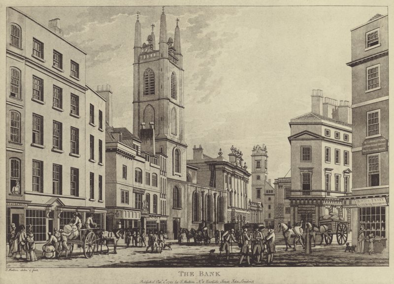 Bank Anglii autorstwa Thomas (after) Malton