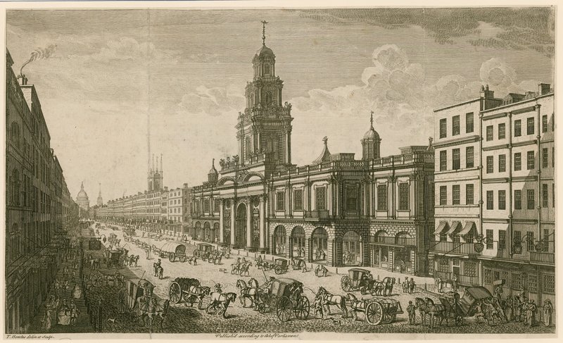 The Royal Exchange, Londyn autorstwa Thomas Bowles