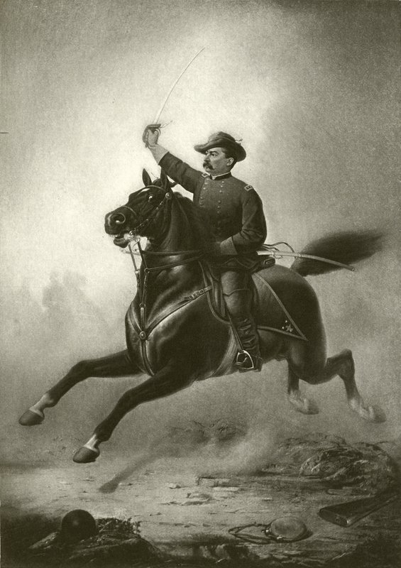 Jazda Sheridana (grawiura) autorstwa Thomas Buchanan Read