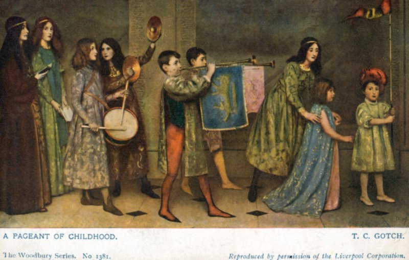 Korowód dzieciństwa autorstwa Thomas Cooper Gotch