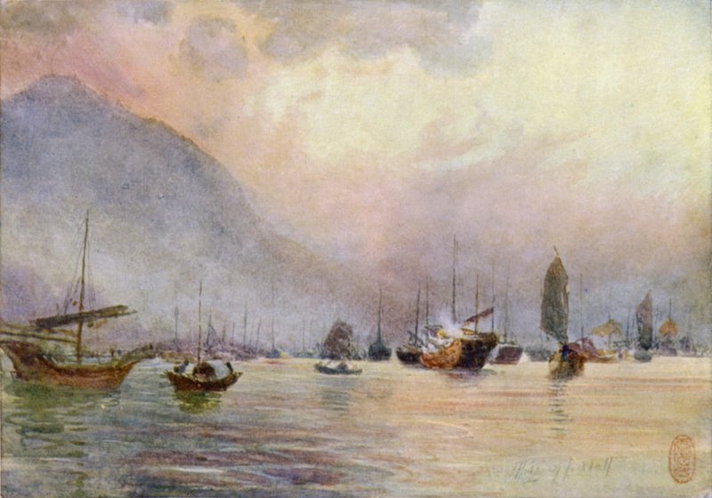 Hongkong, czas chow autorstwa Thomas Hodgson Liddell