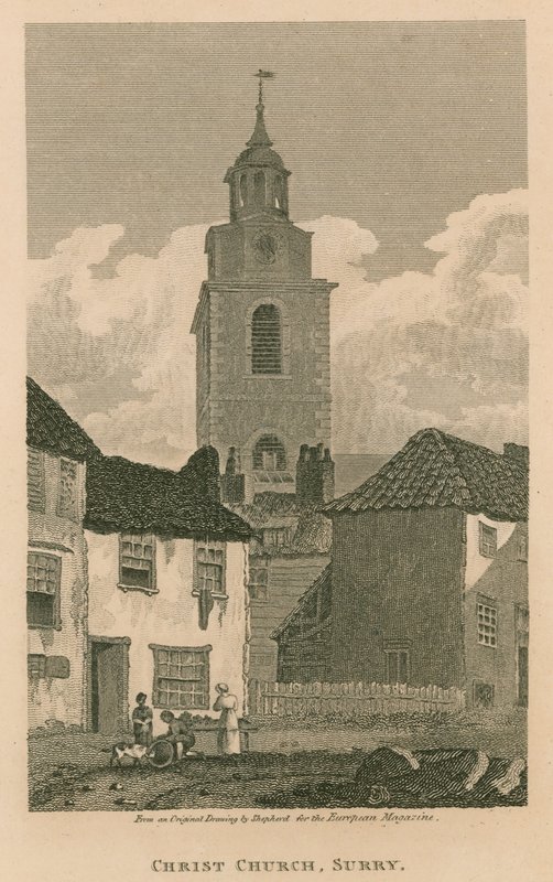 Kościół Chrystusa, Southwark, Surrey autorstwa Thomas Hosmer Shepherd