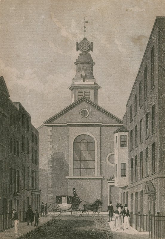 Kościół św Anny, Soho autorstwa Thomas Hosmer Shepherd