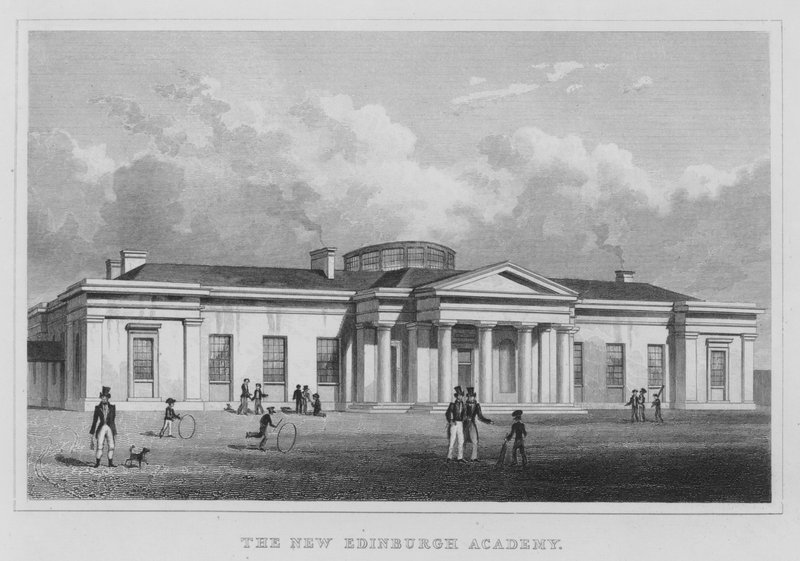 Nowa Akademia Edynburska (grafika) autorstwa Thomas Hosmer Shepherd