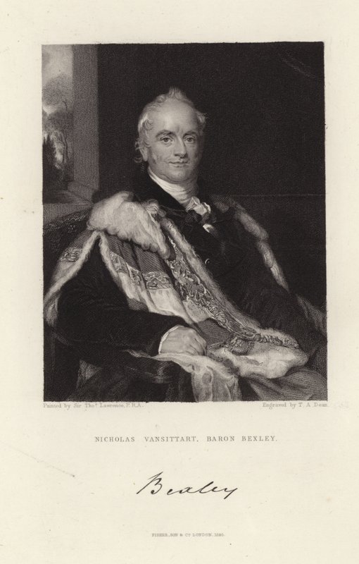 Nicholas Vansittart autorstwa Thomas Lawrence