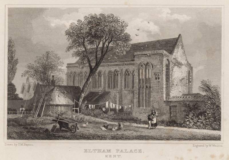 Pałac Eltham, Kent autorstwa Thomas Mann Baynes