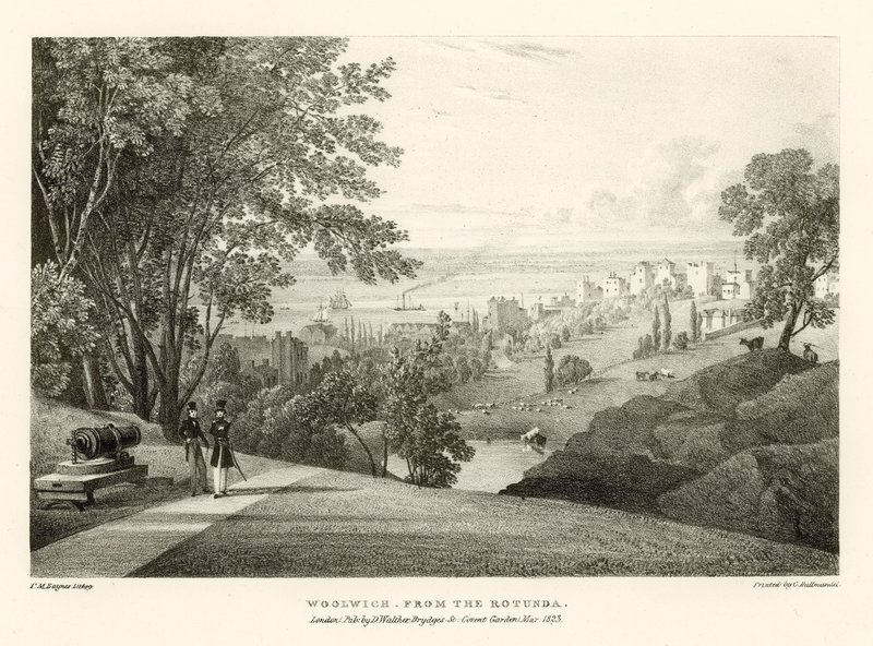 Woolwich z Rotundy w Londynie autorstwa Thomas Mann Baynes