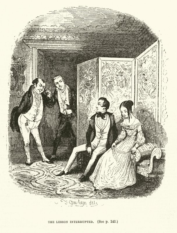 Ilustracja do Valentine Vox (grafika) autorstwa Thomas Onwhyn