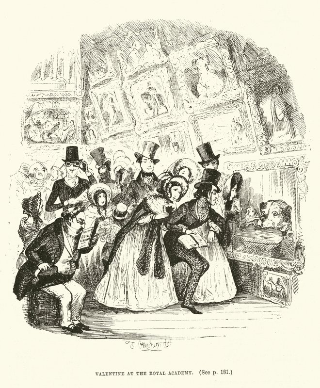 Ilustracja do Valentine Vox (grafika) autorstwa Thomas Onwhyn