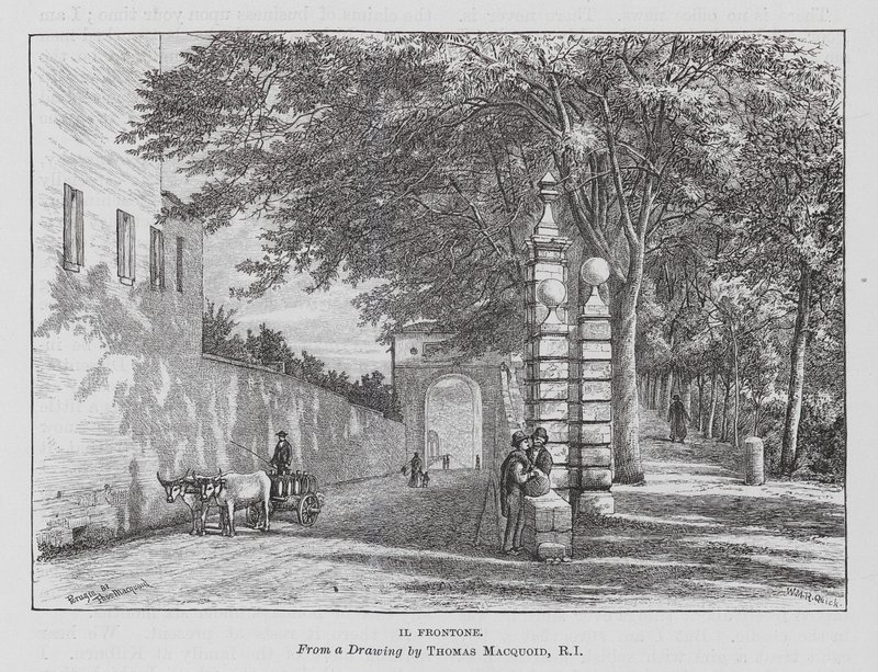 Il Frontone (grawerunek) autorstwa Thomas Robert Macquoid