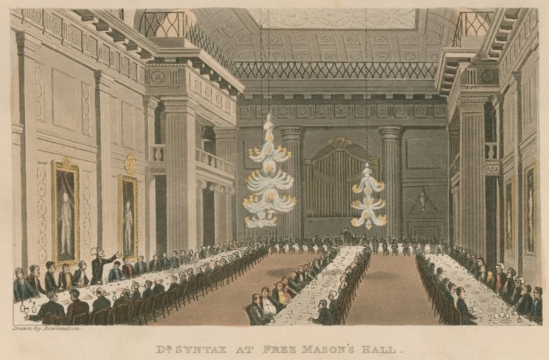 Dr Syntax w Freemason