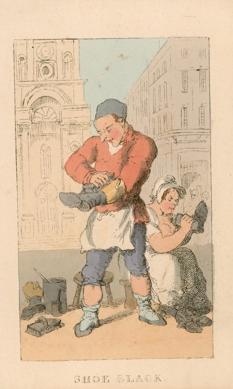 Czarny but autorstwa Thomas Rowlandson