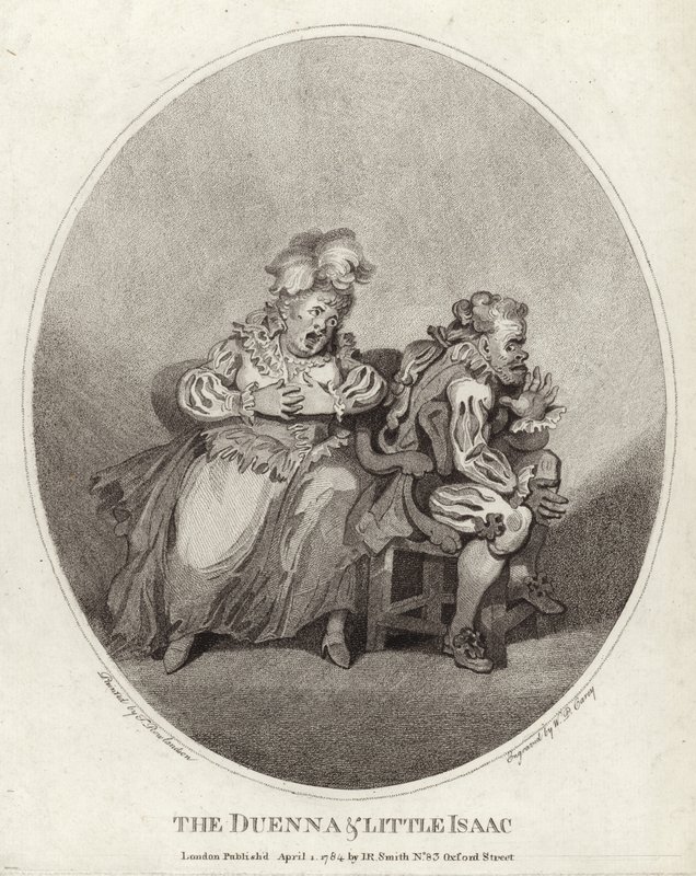 Duenna i Mały Izaak autorstwa Thomas Rowlandson